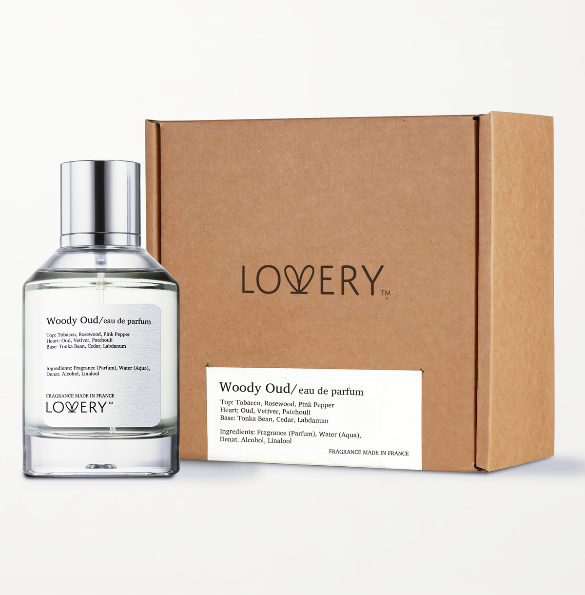 Woody Oud Perfume Inspired by Tom Ford Oud Wood – 3.38 fl oz Long Lasting Eau de Parfum, Made in France