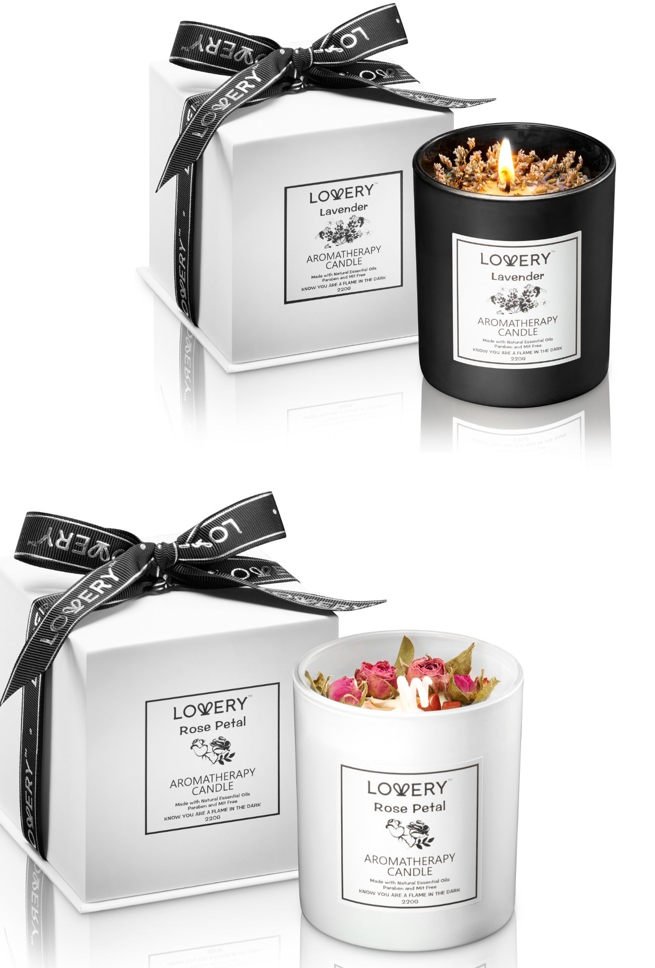 Aromatherapy Scented Soy Candle Duo