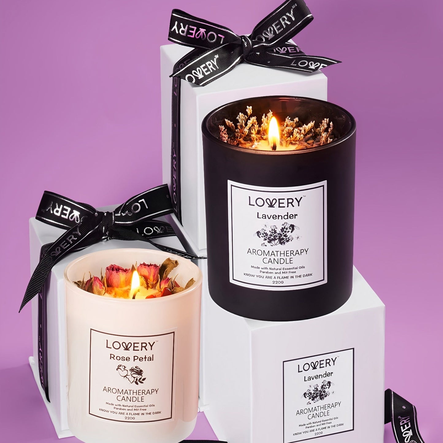 Aromatherapy Scented Soy Candle Duo