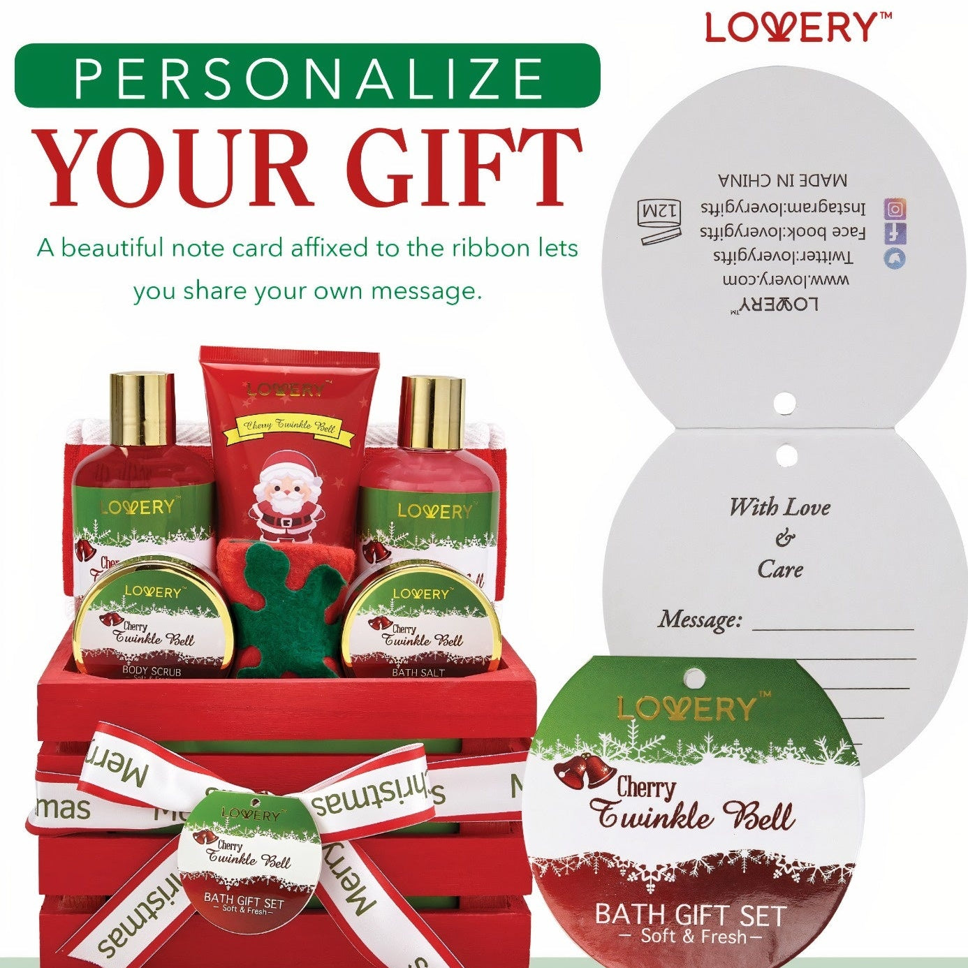 Christmas Bath and Body 16-piece Gift Basket