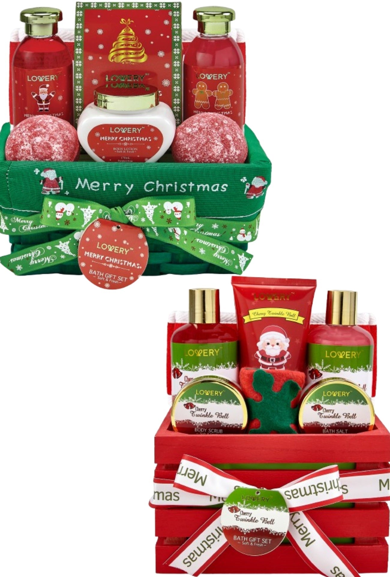 Christmas Bath and Body 16-piece Gift Basket