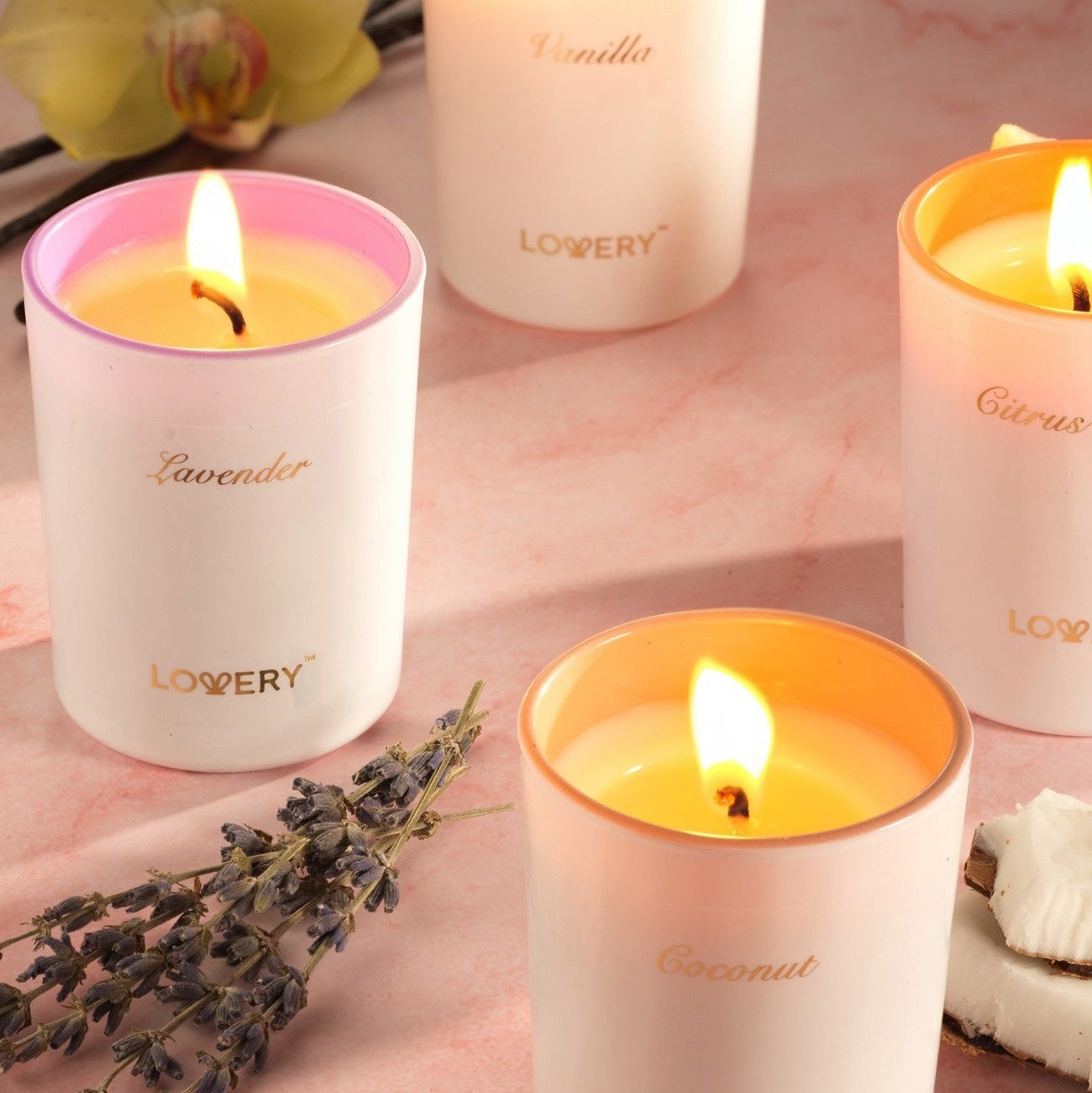 Scented Soy Candle Advent Calendar and Whipped Body Butter Gift Set
