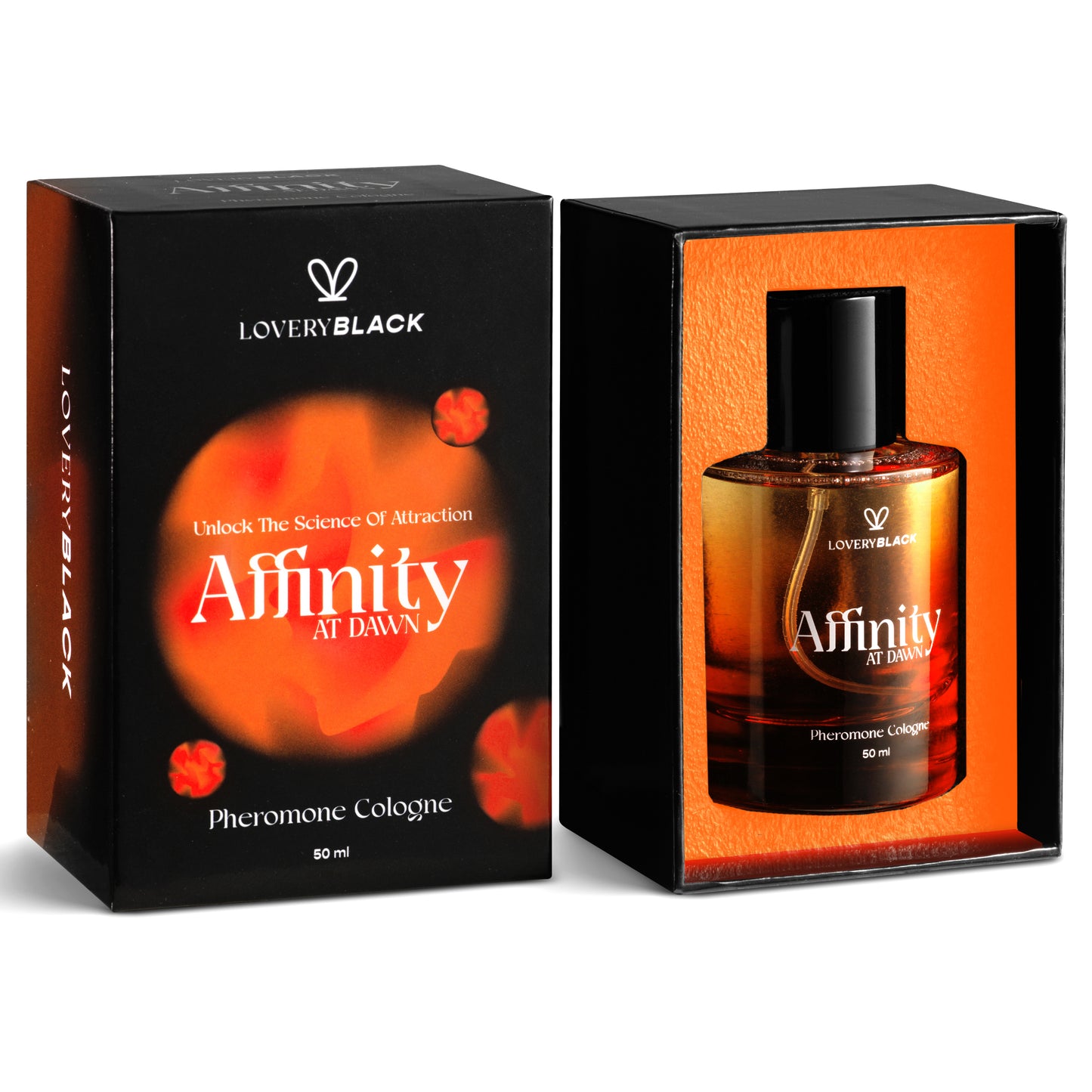 LoveryBlack Affinity at Dawn Pheromone Cologne - 50ml Unisex Spray