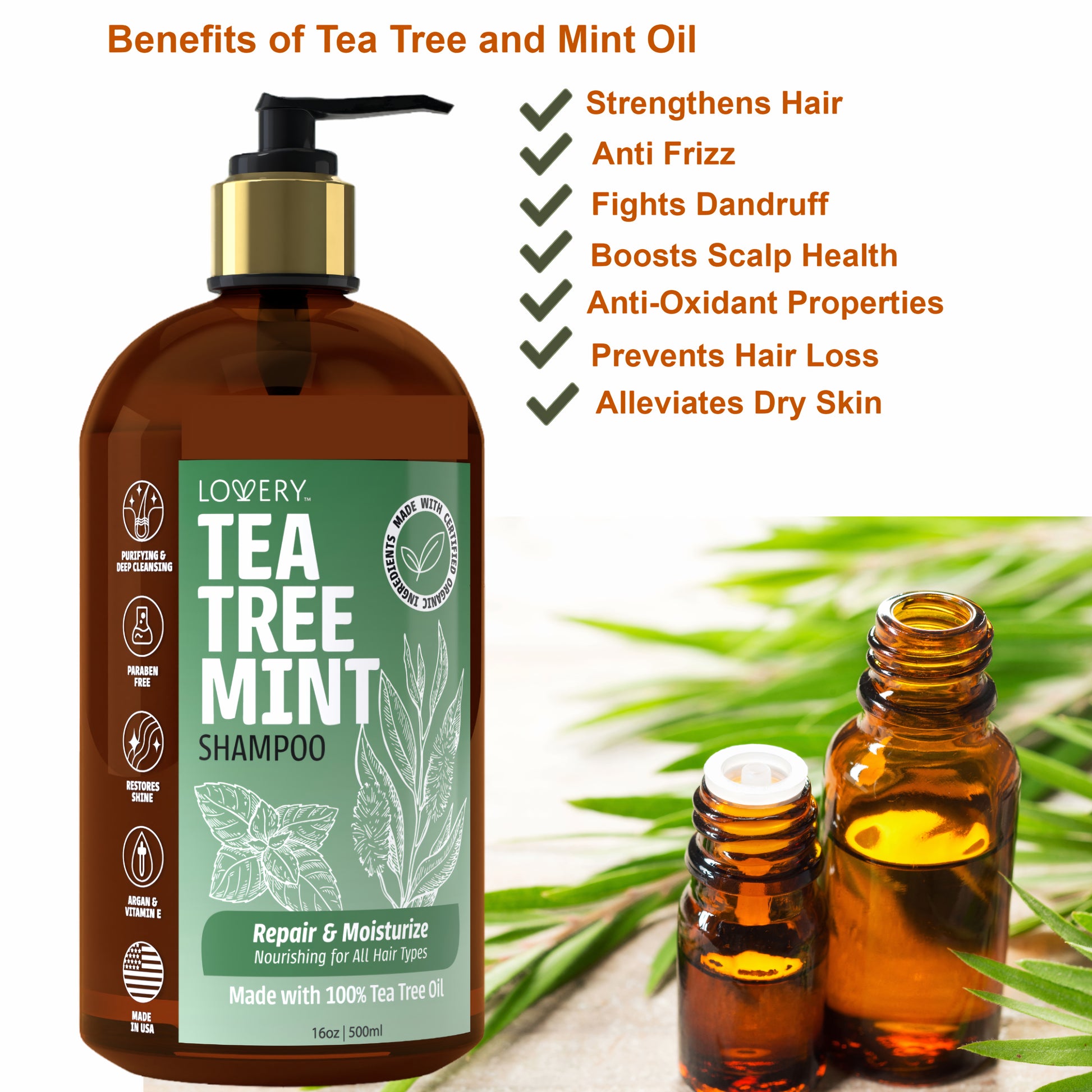hair food shampoo tea tree and lavender Lovery