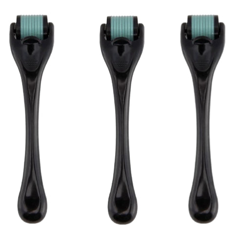 Micro Needle Derma Roller for Face and Body - 3 Pack Beard Care Tools