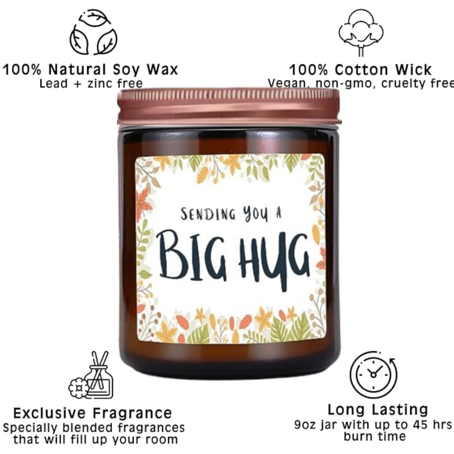 Lavender Scented Candle Gifts for Women Men,Thinking of You Gift, Thank You Gift, Get Well Soon Gifts for Women Men, Birthday Condolence Miss You Christmas Gifts for Women MenFriend