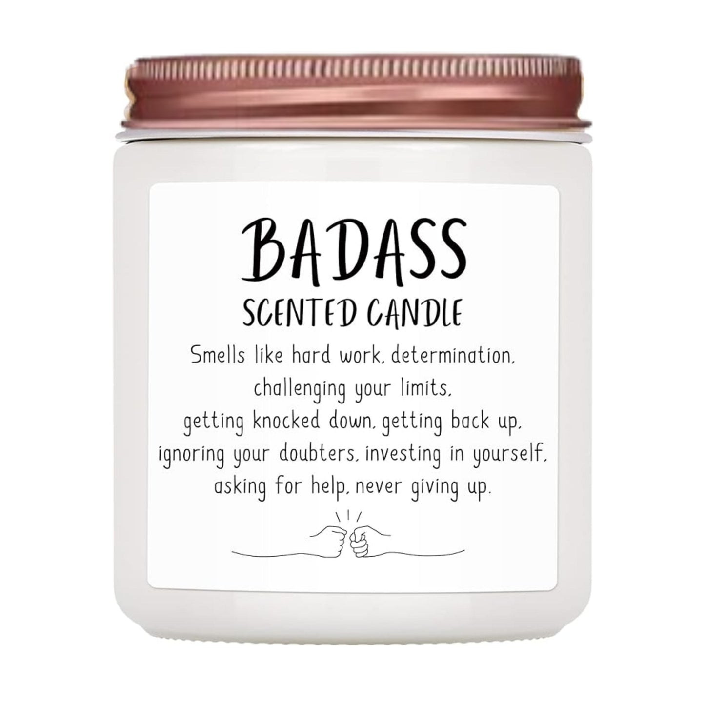 Congratulations Gifts for Women Men, Inspirational Gifts for Women or Men, Friends Coworkers, Birthday Gifts for her Boss Lady, New Job, Promotion Gifts for Women Men,10oz Badass Scented Candle