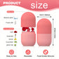 3-Pack Reusable Face Ice Roller; Silicone Beauty Cube Mold for Glowing Skin Pore Tightening & Puffiness Relief