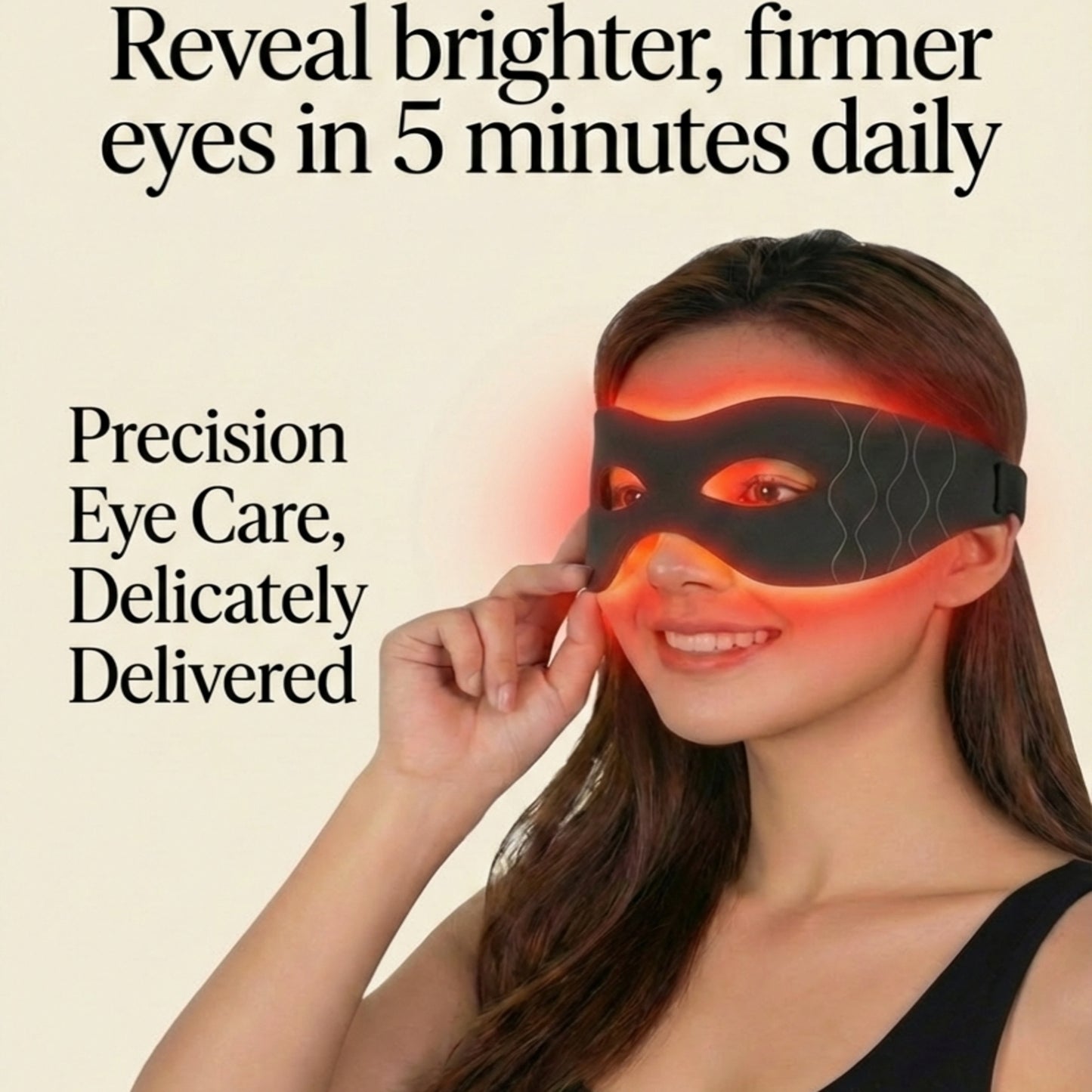 Eye Recovery Pro LED Light Therapy Eye Mask - Red & Near-Infrared Light