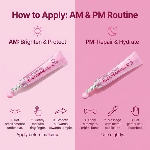 Retinol Eye Cream for Firming & Fine Lines | Korean Skincare