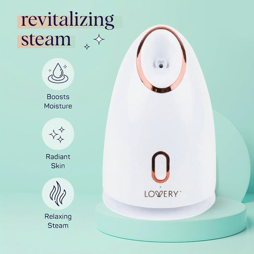 LOVERY Ionic Facial Steamer - Deep Cleanser & Hydration Mist for Radiant Skin