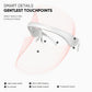 Lovery LED Light Therapy Face Shield - Cordless, Rechargeable, 3-Color Light Treatment for Acne, Redness, and Skin Rejuvenation - Comfortable Wearable Skincare Mask for All Skin Types