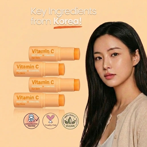 Lovery Vitamin C Brightening + Shimmering Eye Balm - Korean Skin Care Radiance Stick