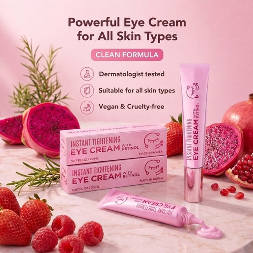 Retinol Eye Cream for Firming & Fine Lines | Korean Skincare