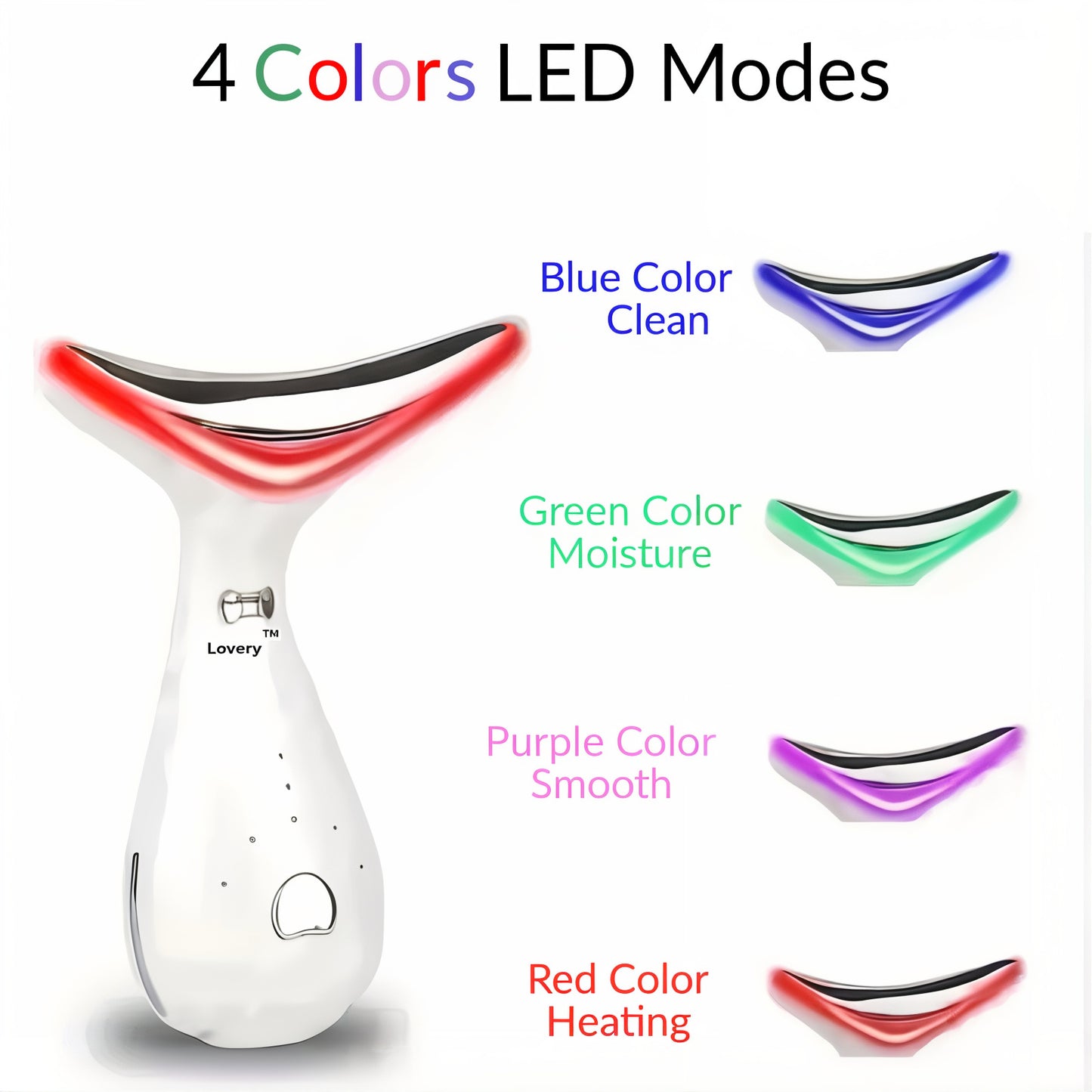 LED Face and Neck Beauty Massager