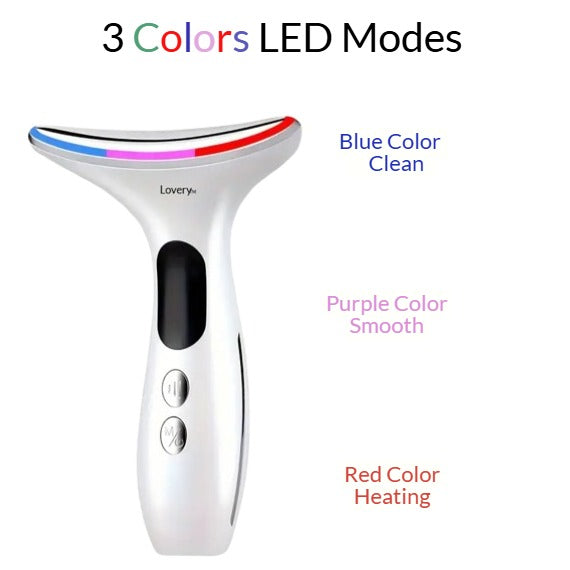 Lovery Light based multifunctional Face and Neck Beauty Massager wand, Skin care tool