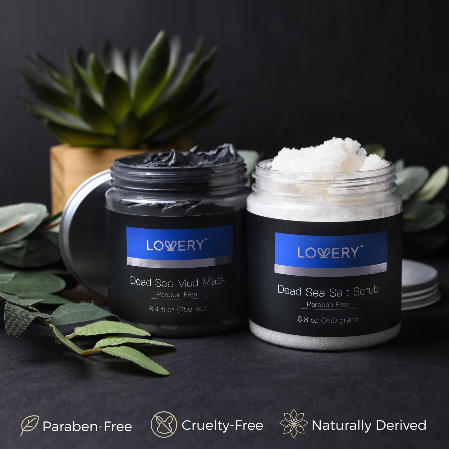 Dead Sea Bath and Body Gift Set - Luxury Bath Essentials with SheaButter - Home Spa Kit