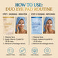 Lovery Under Eye Masks Duo - Korean Skincare Under Eye Pads with Vitamin C, E, Hyaluronic & Ceramide for Hydration & Brightening Treatment