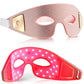 Eye Recovery Pro LED Light Therapy Eye Mask - Red & Near-Infrared Light for Puffiness, Dark Circles & Eye Rejuvenation - Pink Silicone