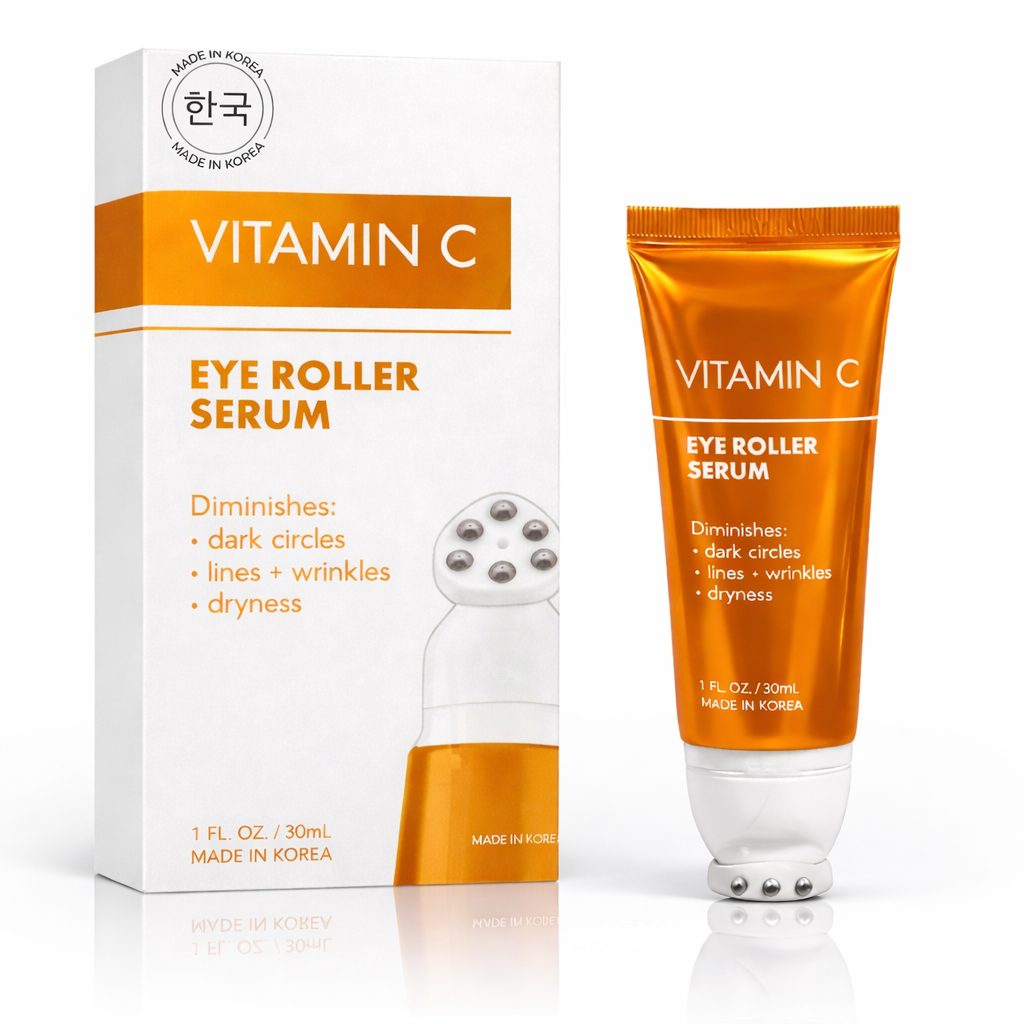 Lovery Korean Skincare Vitamin C Eye Roller Serum - Hydrating Under Eye Treatment