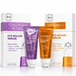 Lovery Korean Skincare Eye Roller Serum Duo - Collagen + Retinol & Vitamin C Brightening Under Eye Treatment Set