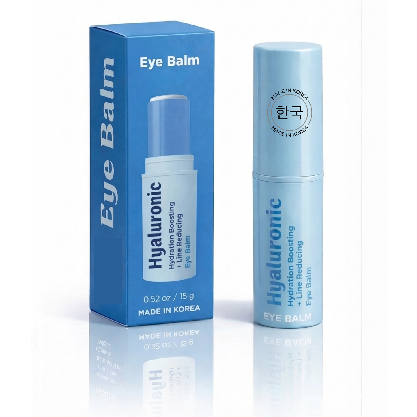 Lovery Hyaluronic Hydration-Boosting Eye Balm - Korean Skin Care Moisture & Line-Smoothing Treatment