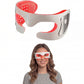 LED Red Light Therapy Advanced Restoration Pro Eye Mask - Anti-Aging Eye Device with Vibration Massage, Collagen-Renewal, At-Home Under Eye Treatment