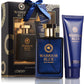 Lovery Warrior Blue Bath and Body Gift Set - Mens Home Spa Pampering Package