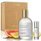 LoveryPlus Bleu Royale Eau de Parfum 2pc. Fragrance Gift Set - Inspired by Chanel Bleu de Chanel, 3.4 fl oz Perfume Spray