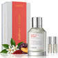 LoveryPlus Saffron + Amber Eau de Parfum 3pc. Fragrance Gift Set - Inspired by Maison Francis Kurkdjian Baccarat Rouge 540, 3.4 fl oz Perfume Spray