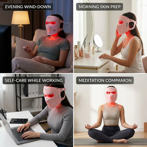 When To Use The 4D LED Red Light Therapy Face Mask