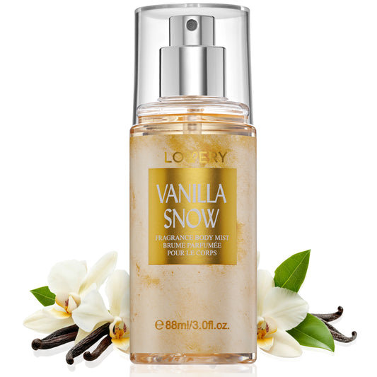 3fl oz Vanilla Snow Fragrance Body Mist Spray