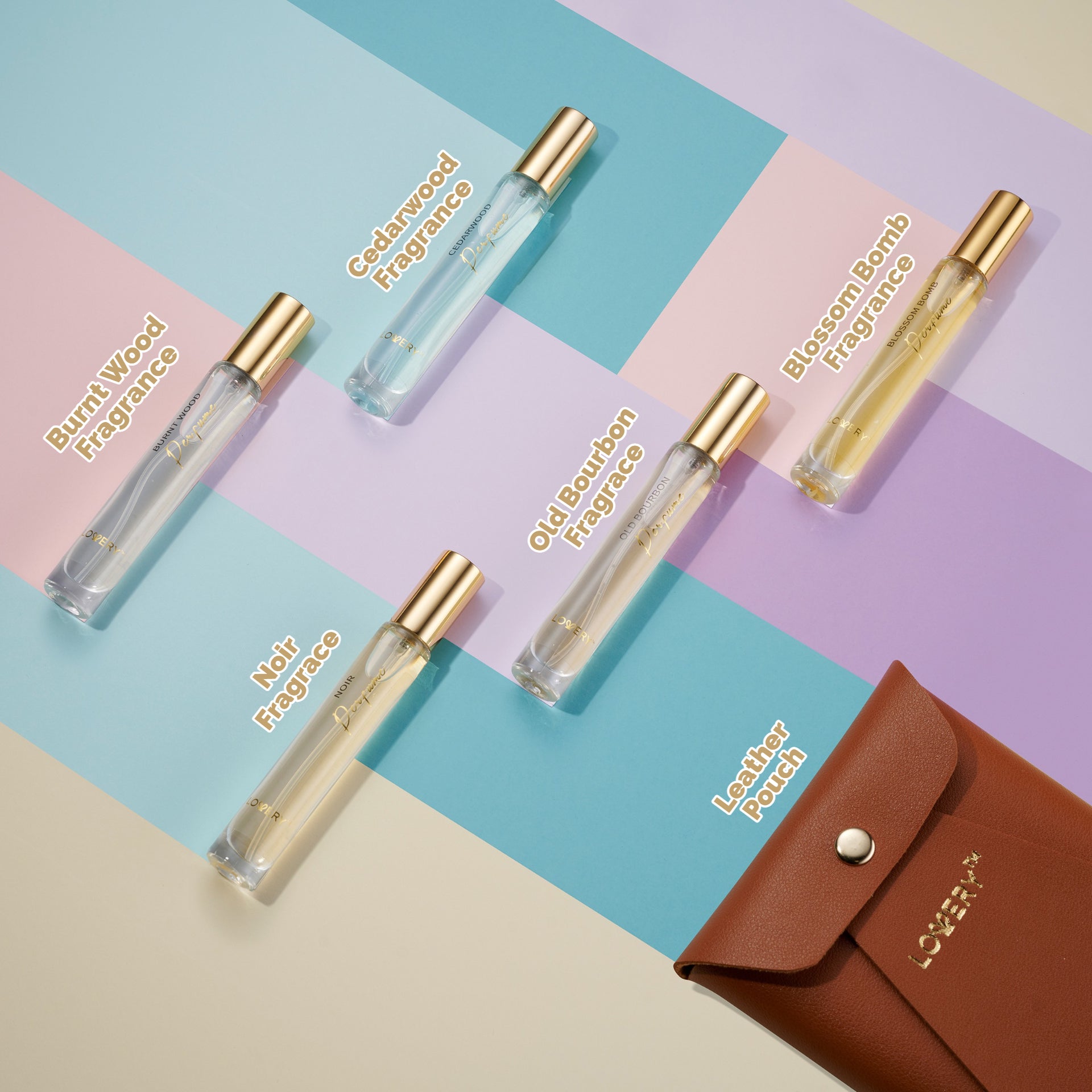 gift set - 8 botanical perfume serum samples + full-sized perfume voucher —  marble & milkweed