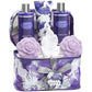 Lavender and Jasmine Spa Bath and Body Set in a Cosmetic Bag - Lovery
