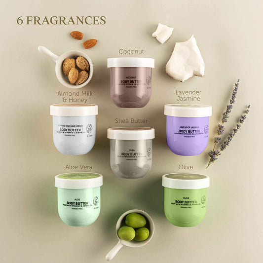 Whipped Body Butters Deluxe Gift Set - 9Pc Moisturizing Lotions