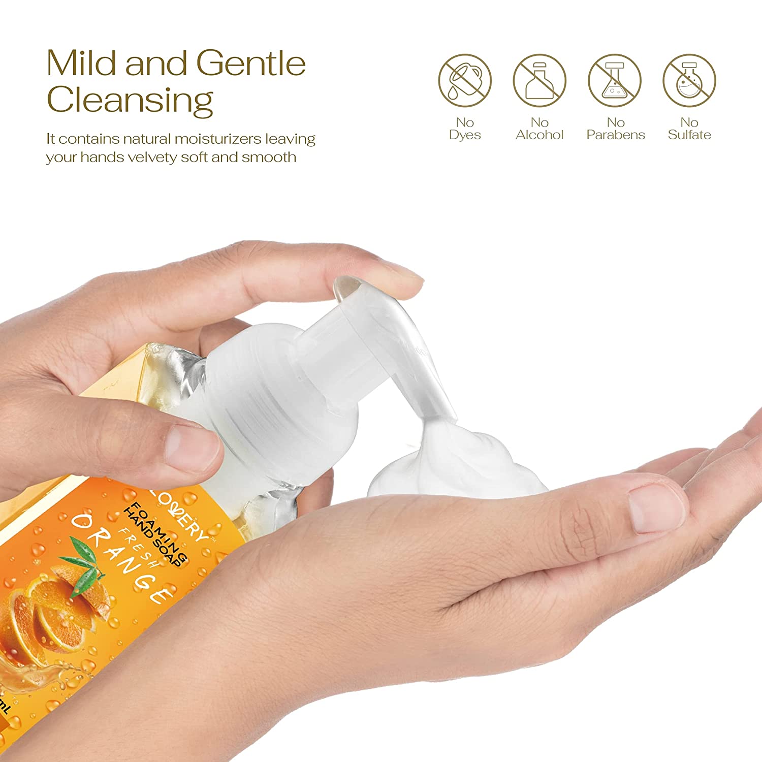 Orange Spice Foaming Herbal Hand Soap