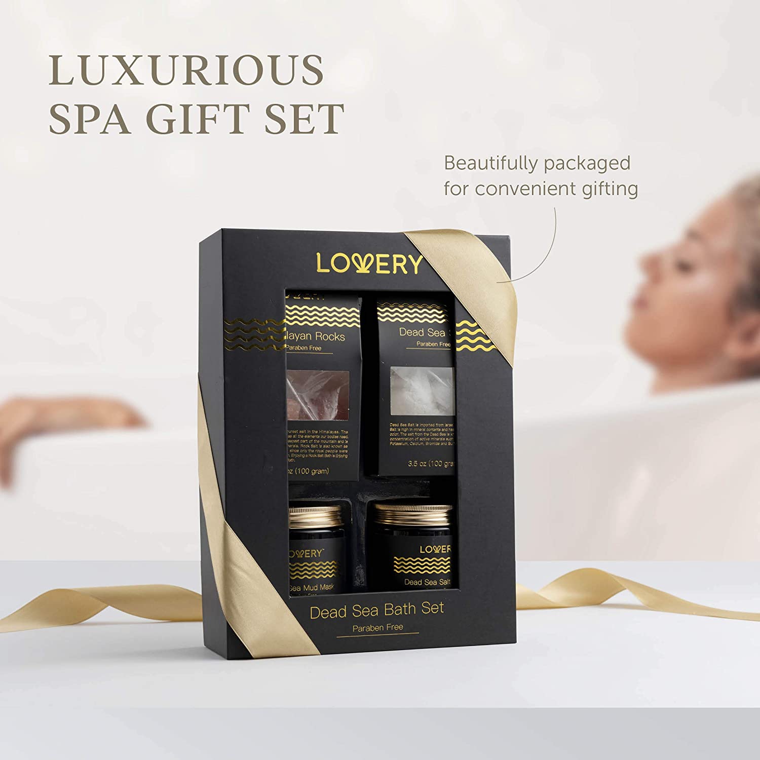 Luxurious Bath Lover's Set: Bath Gifts for Women