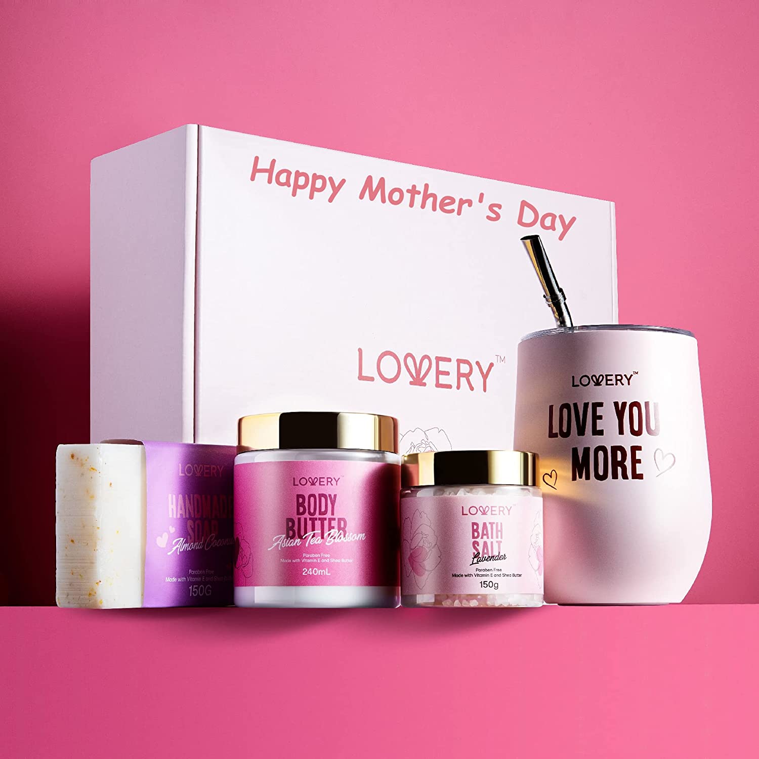 Mothers Day Gift for Mom, Gift Box for Mother, Self Care Kit, Spa Gift Set  