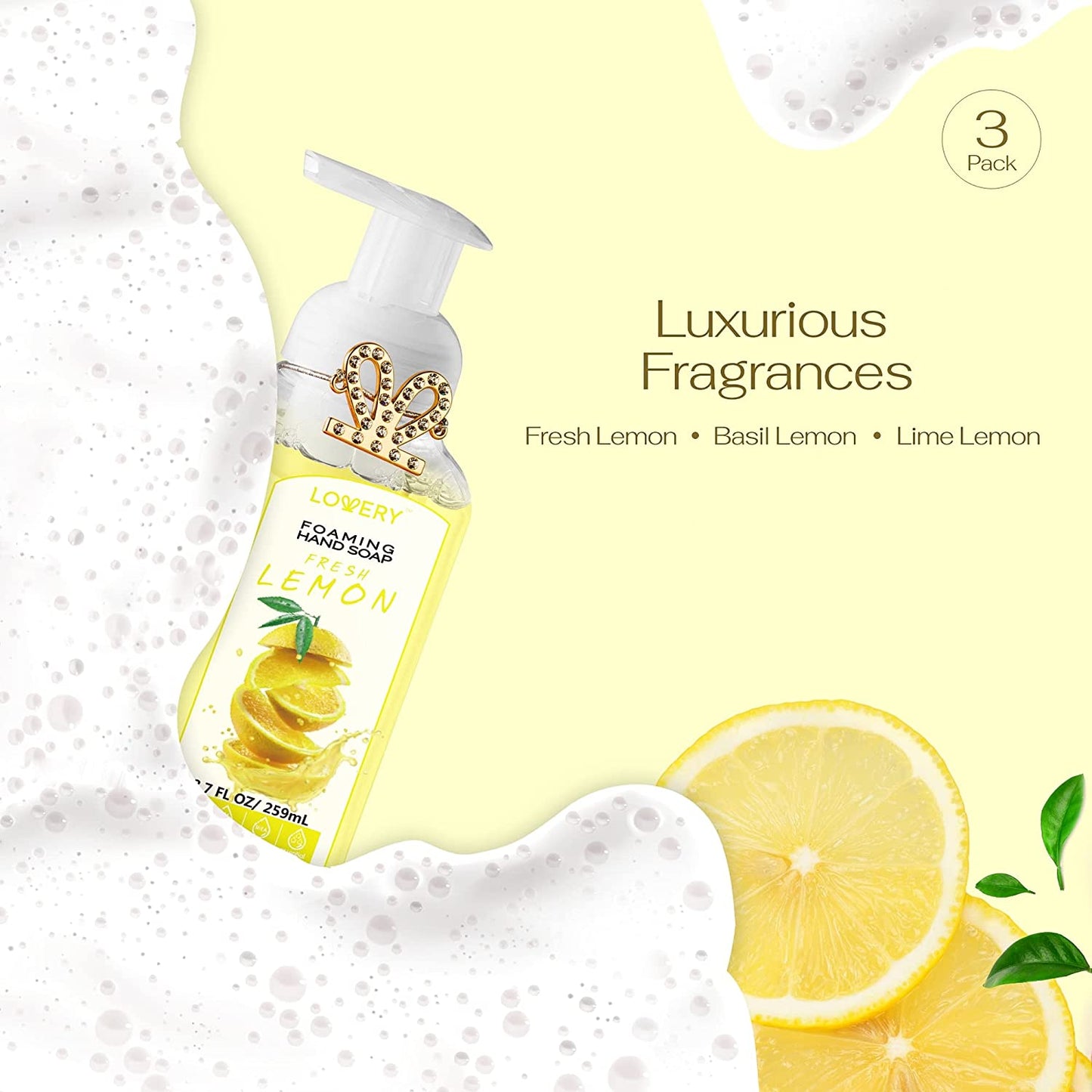 Lemon Lime Foaming Hand Soap - Pack of 3