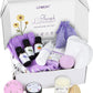 French Lavender Relaxation Gift - 18Pc Home Bath and Spa Kit