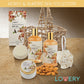 Honey & Almond Home Bath Gift Set - 7Pc Handmade Spa Kit