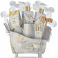Home Spa Gift Basket - 13Pc Marble Bath and Body Kit