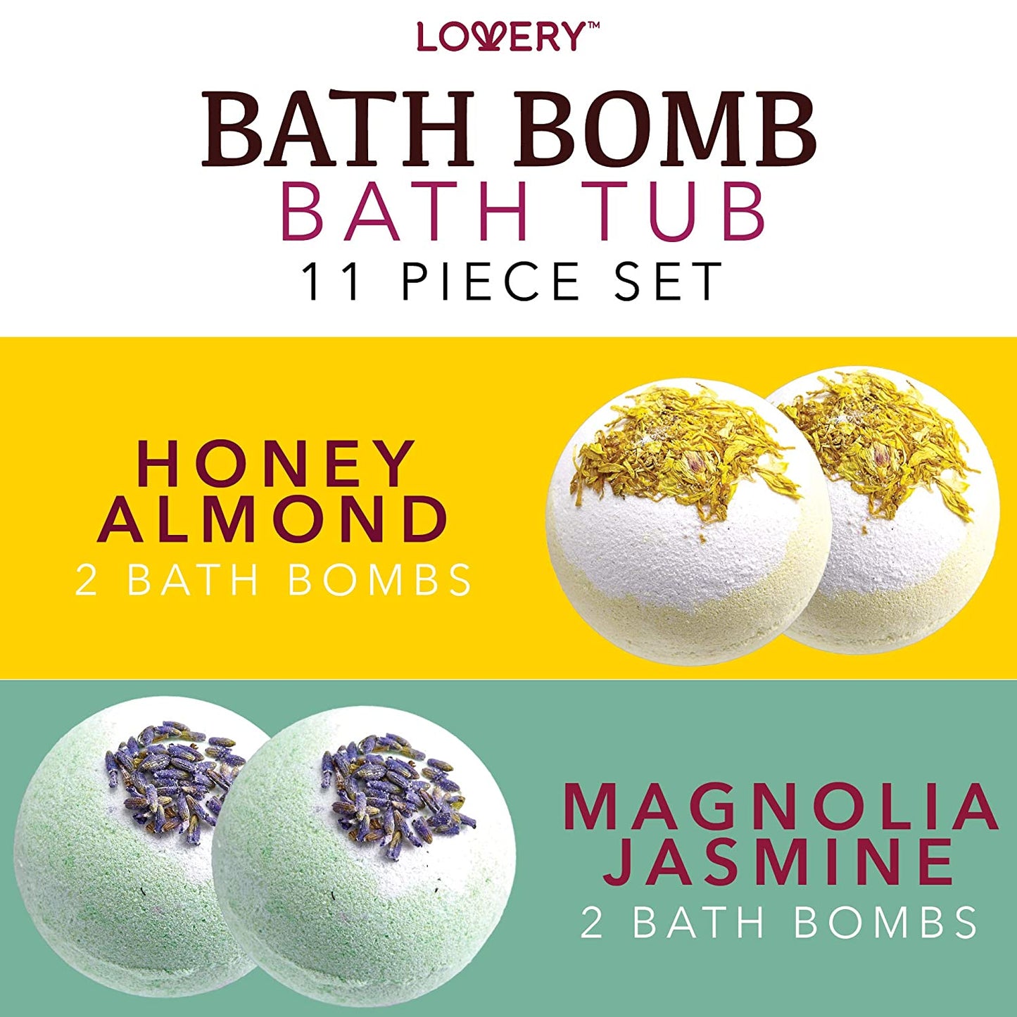 Bath Bombs Gift Set - 10Pc Variety Bubble Bath Gift