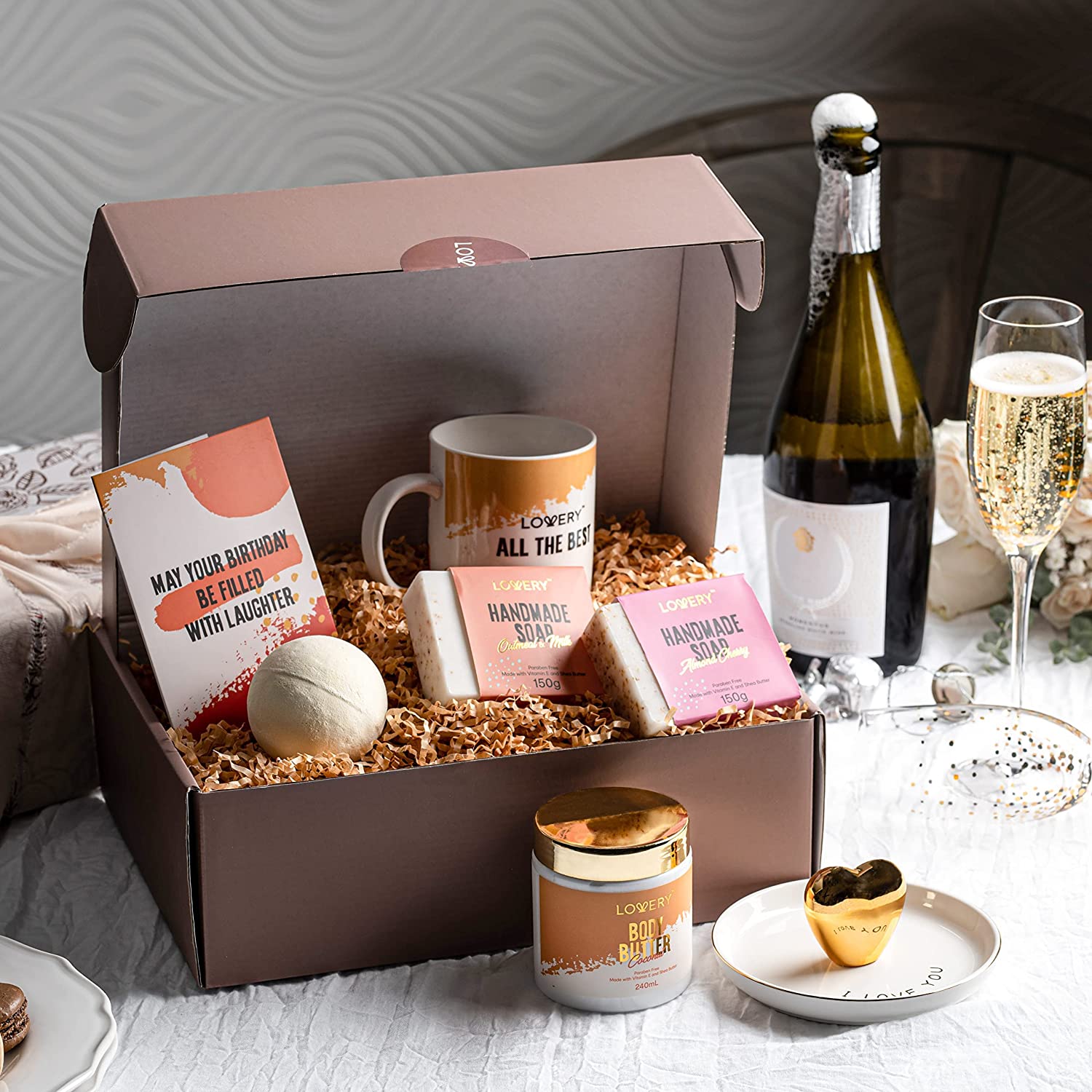 Luxury Spa & Sparkling Wine Gift Set