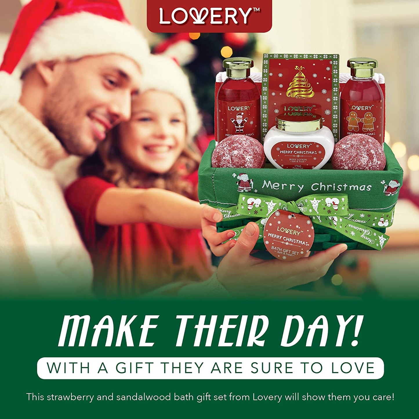 lovery Merry Christmas Gift, lovery Strawberry Sandalwood, Merry Christmas Gift, Christmas Bath Bliss, Festive Bath Bomb Set, Holiday Spa Treats, Fruity Fragrance Delight, Calming Bath Essentials, Christmas Relaxation, Luxe Holiday Spa, Skin-Pampering Gift, Aromatherapy Spa Set, Stress Relief for Christmas