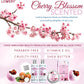 Cherry Blossom Home Spa Kit -  8Pc Cosmetic Bag Kit