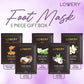 Deep Conditioning Foot Masks - 5 Pack Body Lotions