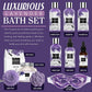 Lavender Home Spa Set - 12Pc Bath and Body Gift