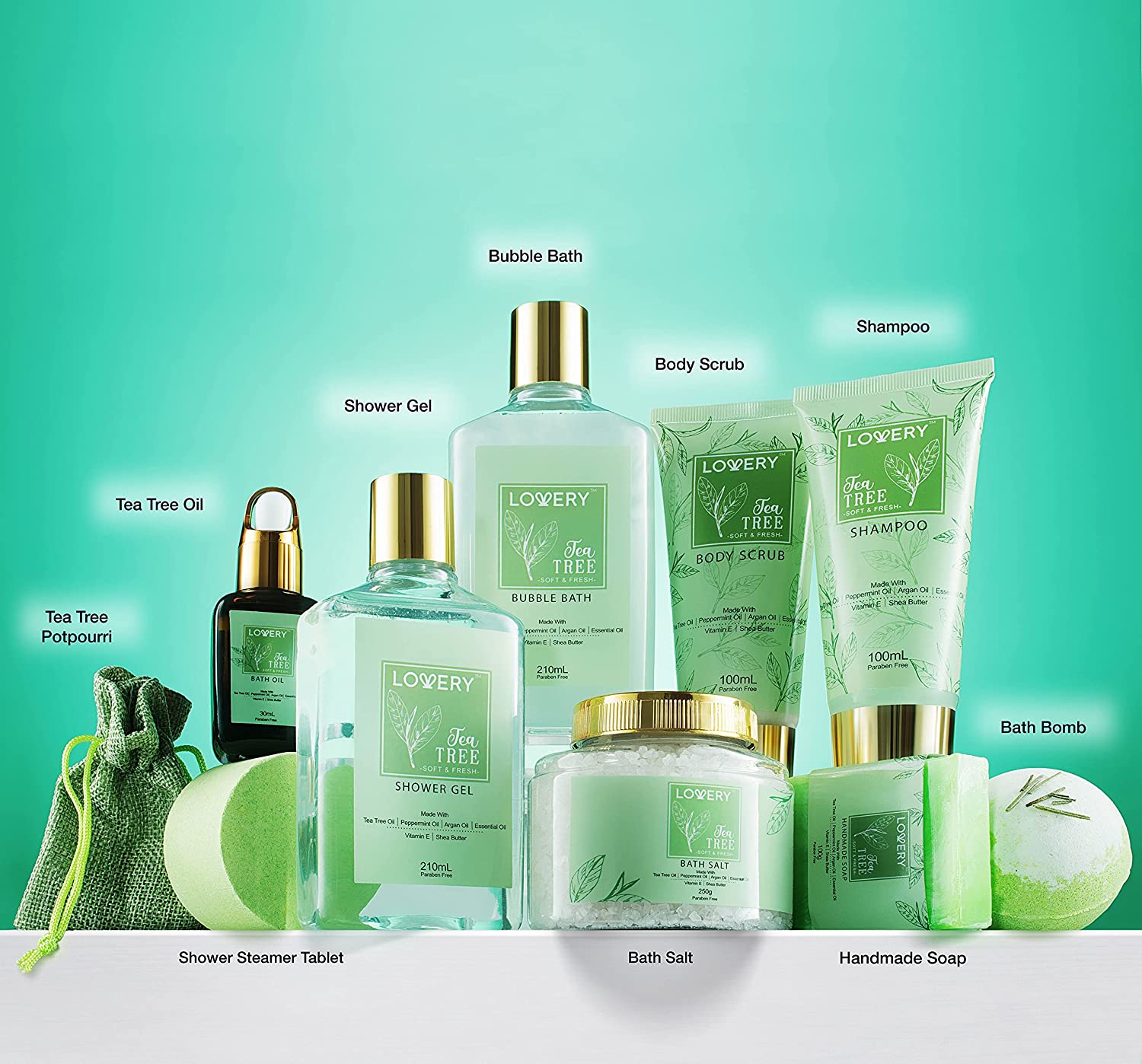 tea tree and lavender bath Tea Tree Bath Set