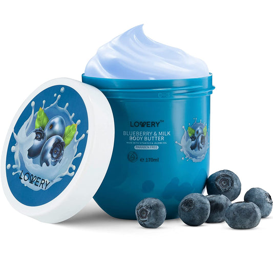 Blueberry Milk Body Butter - 6oz Whipped Cream